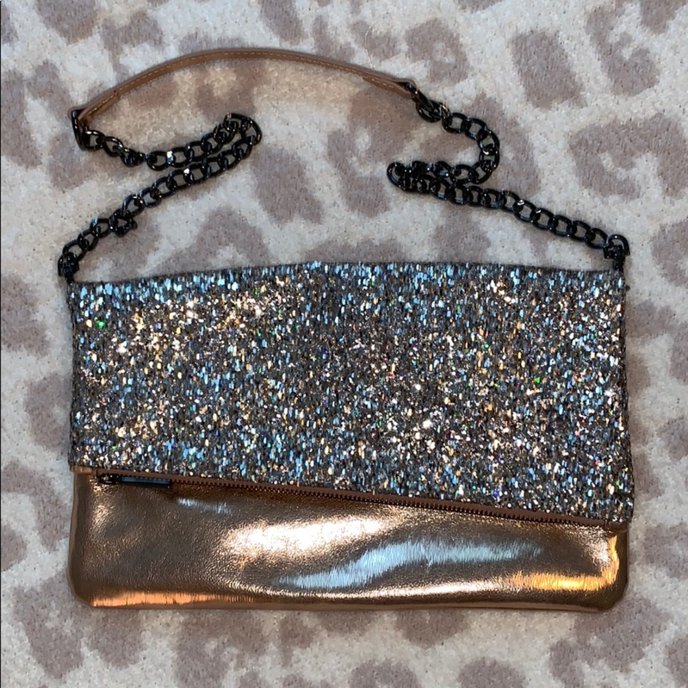 Express Rose Gold Clutch - Picture 1 of 6
